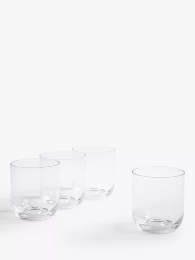 John Lewis John Lewis Plastic Picnic Tumblers Set of 4 420ml Clear- Buy online at McGrocer