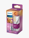 Philips LED light bulb dimmable clear 40W (British brand)