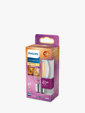 Philips LED candle bulb 40W clear dimmable - British product