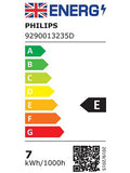 Philips A60 60W LED bulb cool white E27, imported from the UK
