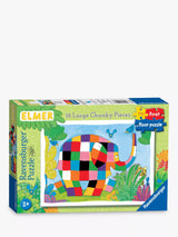John Lewis Elmer The Patchwork Elephant My First Floor Jigsaw Puzzle- Buy online at McGrocer