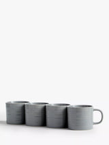 John Lewis John Lewis Craft Speckle Glaze Coffee Mugs Set of 4 260ml- Buy online at McGrocer