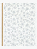 John Lewis silver snowflake PVC tablecloth fabric (British brand)