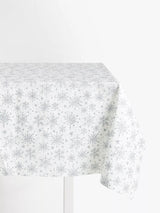 John Lewis John Lewis Snowflake PVC Tablecloth Fabric, Silver- Buy online at McGrocer