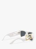 Versace men's rectangular sunglasses white frame 57mm (British brand)