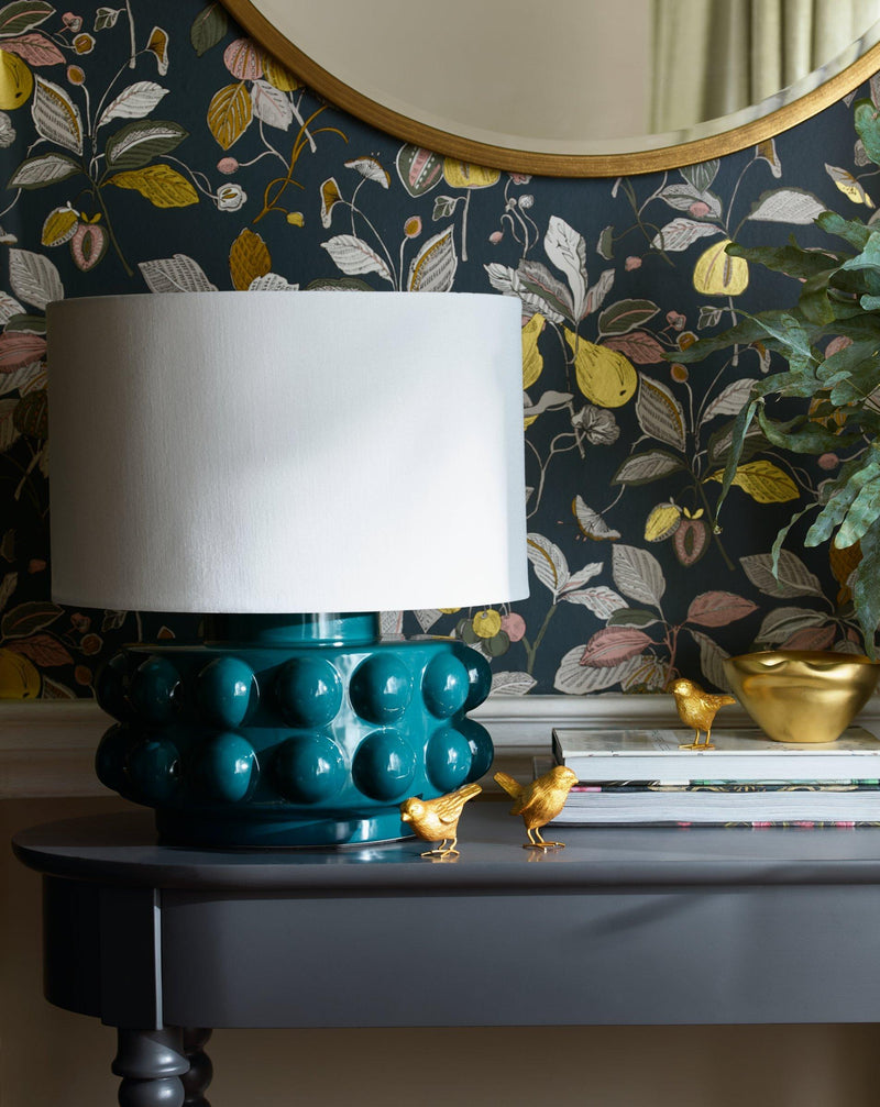 John Lewis Edith wallpaper with leaves and fruit print, UK version