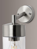 John Lewis outdoor wall lights set of 2 brushed steel - British product