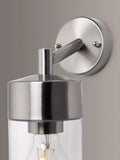 John Lewis outdoor wall lights set of 2 brushed steel - British product