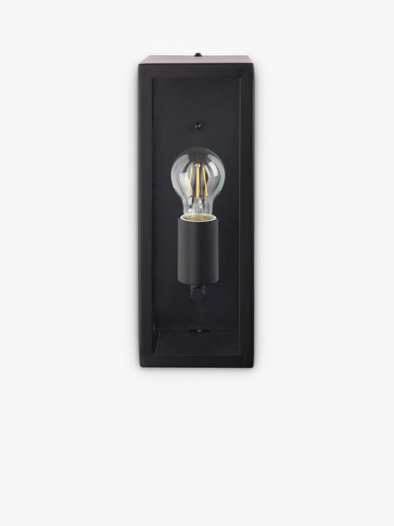 John Lewis Potter outdoor wall light black 32cm high (British brand)