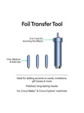 Cricut foil transfer tool and tips kit - British product