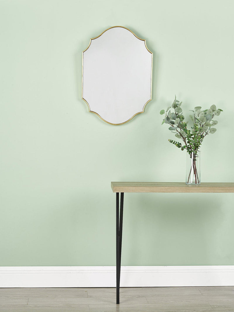 Där Ruggiero wall mirror gold 70x50cm (British brand)
