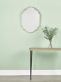 Där Ruggiero wall mirror gold 70x50cm (British brand)