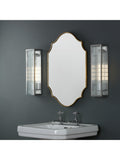 Där Ruggiero wall mirror gold 70x50cm (British brand)