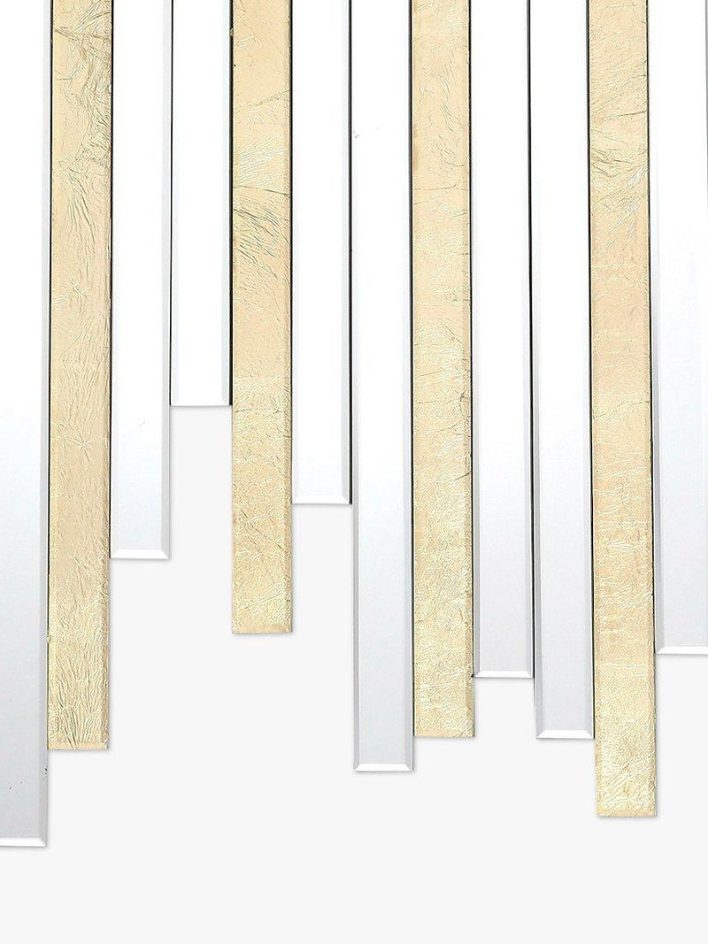Där Pimento bevelled glass wall mirror gold 86x66cm (British brand)