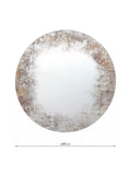 Där Vixen round gold wall mirror 80cm - British product