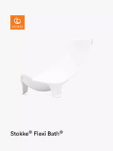 John Lewis Stokke Flexi Bath Baby Support, White - Newborn Bathtub Accessory- Buy online at McGrocer