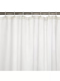 John Lewis white recycled polyester shower curtain 180x180cm - British product
