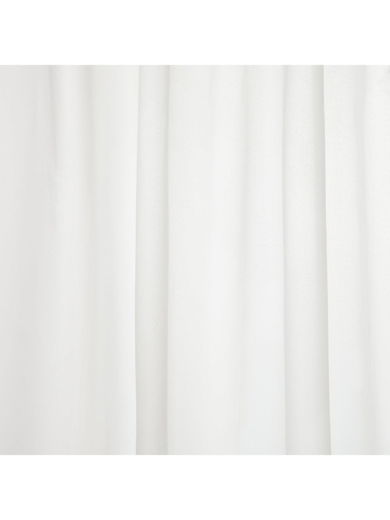 John Lewis white recycled polyester shower curtain 180x180cm - British product