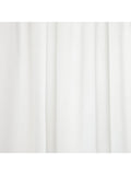John Lewis white recycled polyester shower curtain 180x180cm - British product