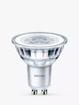 John Lewis Philips 4.6W GU10 Non-Dimmable LED Spotlight Bulb Warm White 3-Pack- Buy online at McGrocer