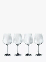 John Lewis Nachtmann Noblesse Cut Crystal Glass Gin & Tonic Glasses Set of 4, 640ml, Clear- Buy online at McGrocer