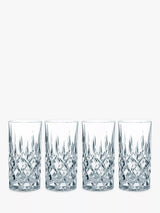 John Lewis Nachtmann Noblesse Cut Crystal Glass Highballs Set of 4 375ml- Buy online at McGrocer