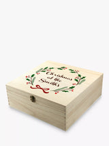 John Lewis Treat Republic Personalised Jolly Holly Christmas Eve Gift Box- Buy online at McGrocer