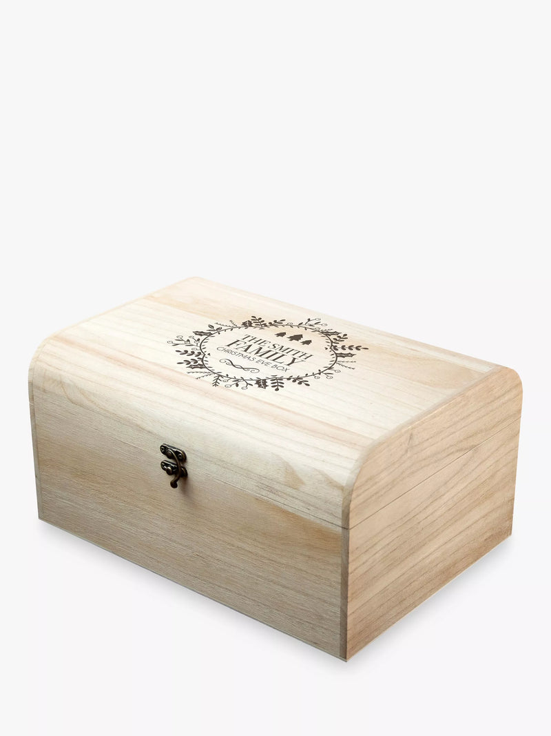 Treat Republic personalised traditional family Christmas Eve gift box (British brand)