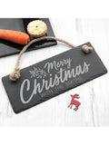 Treat Republic personalised Christmas slate sign (British brand)
