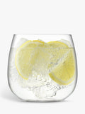 LSA Borough stemless wine glasses set of 4, clear (British brand)