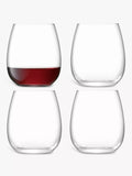 LSA Borough stemless wine glasses 455ml, imported from the UK