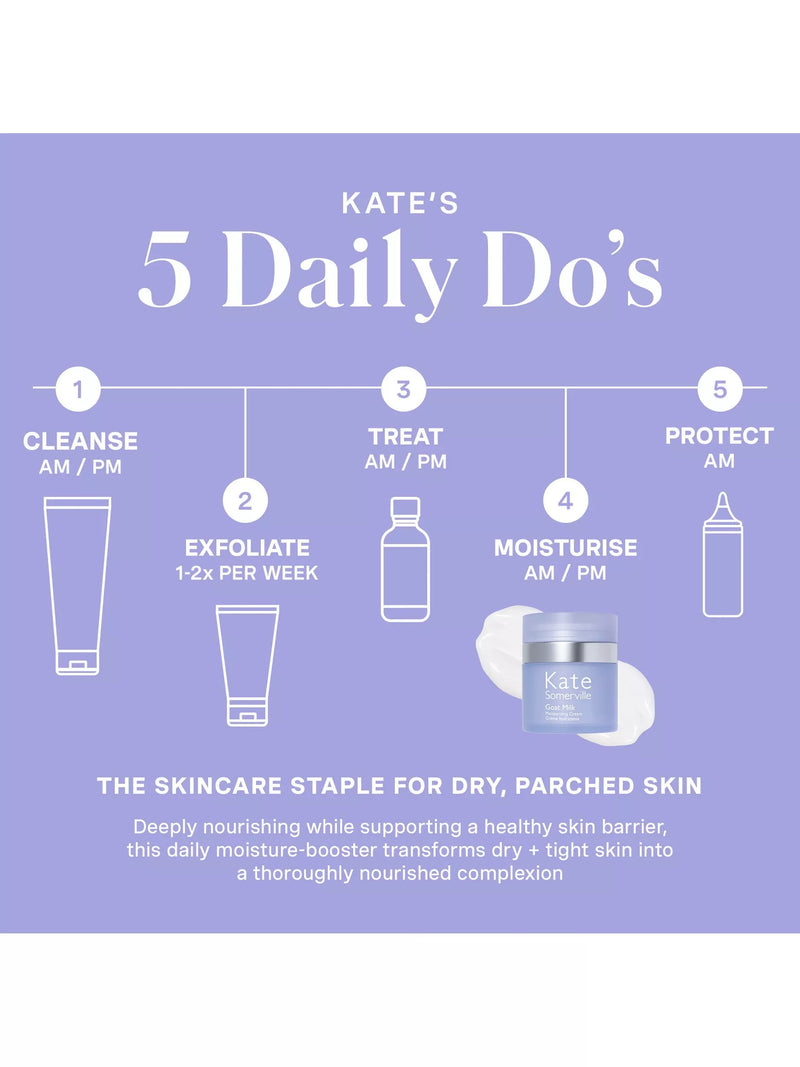 Kate Somerville goat milk moisturising cream 50ml, UK version