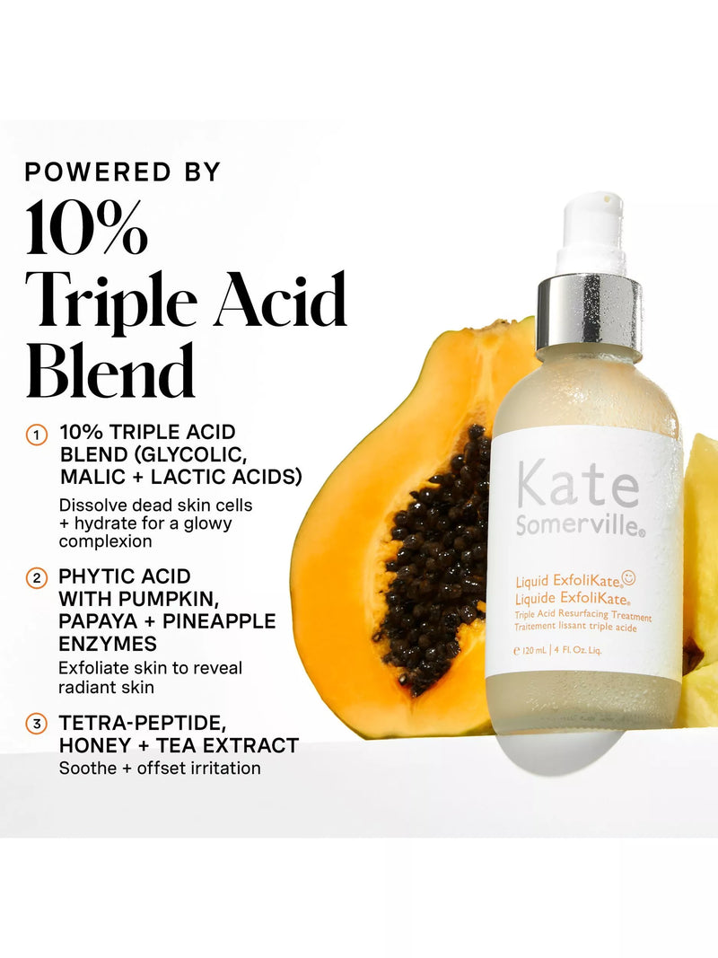 Kate Somerville Liquid ExfoliKate triple acid treatment 120ml, UK version