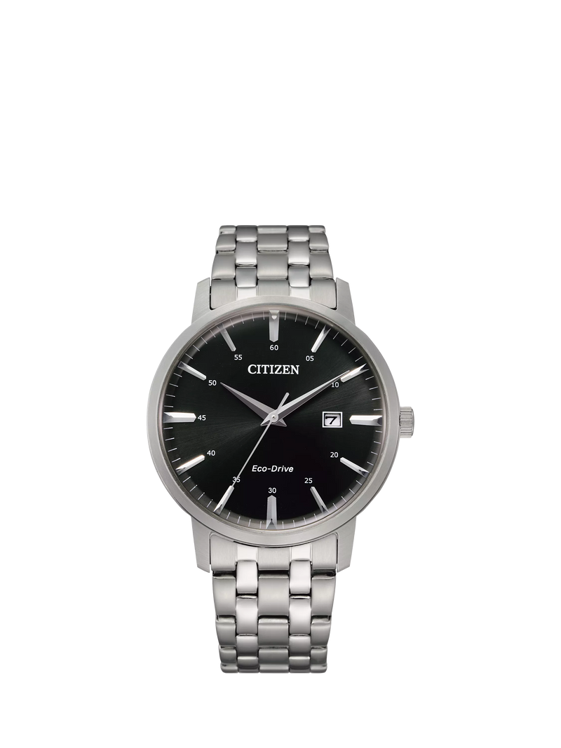 Citizen BM7460-88E Eco-Drive watch, silver/black, UK version