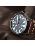 Citizen men's day date leather strap watch 42mm, imported from the UK