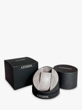 Citizen Eco-Drive watch with leather strap 40mm (British brand)