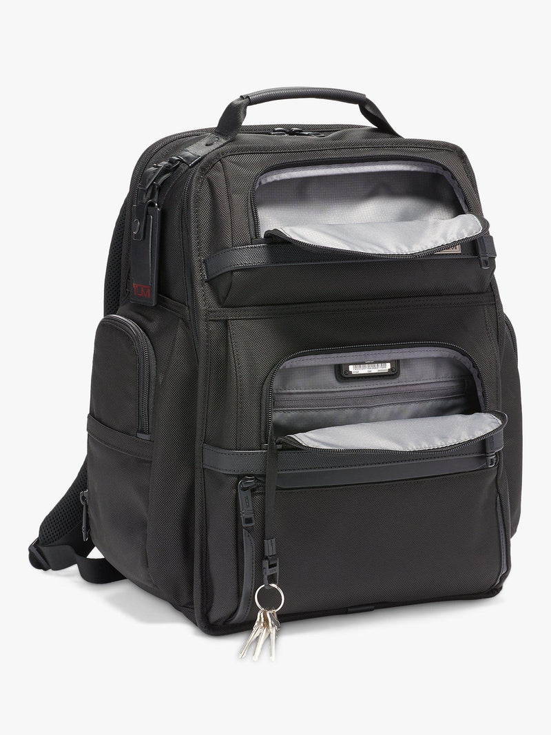 TUMI Alpha 3 Brief Pack Backpack Black - British product