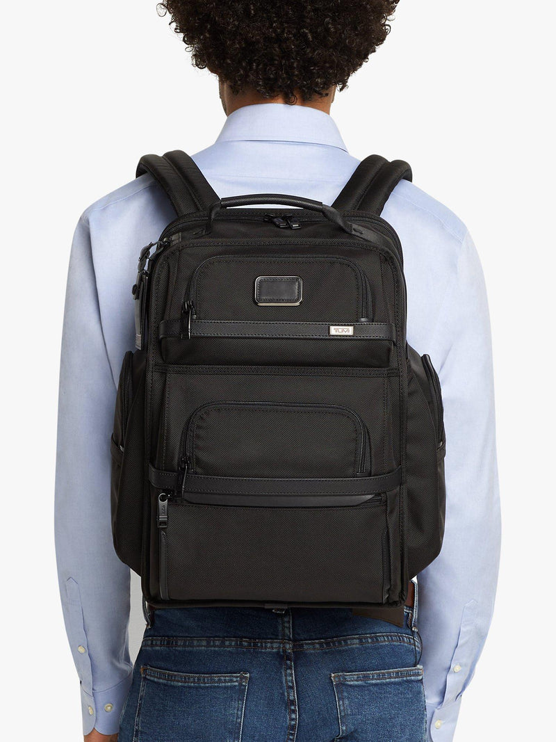 TUMI Alpha 3 Brief Pack Backpack Black - British product