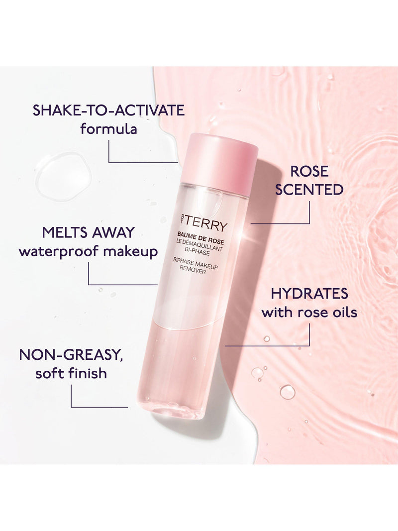 BY TERRY Baume de Rose bi-phase makeup remover 200ml - British product