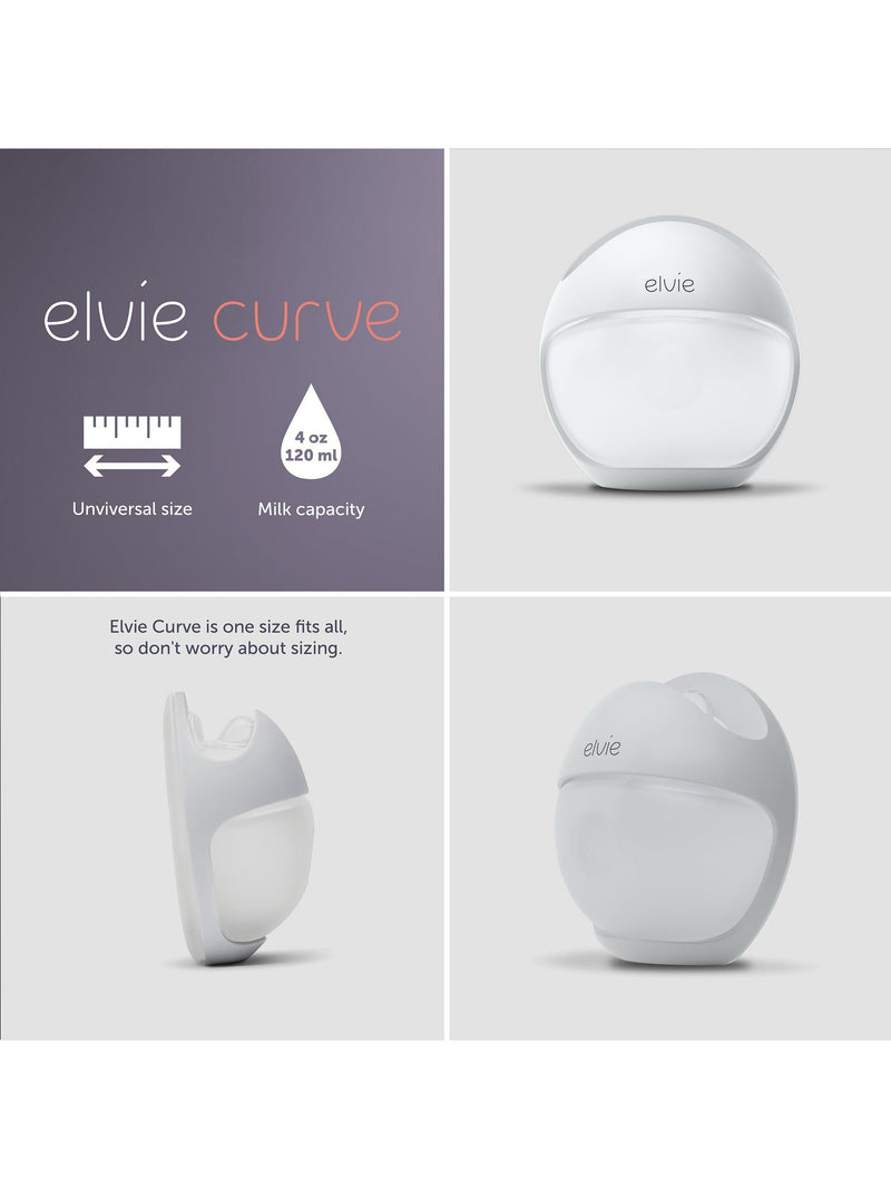 Elvie manual silicone wearable breast pump - British product