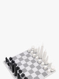 Skyline Chess New York City versus London marble board set - British product