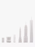 Skyline Chess New York City versus London marble board set - British product