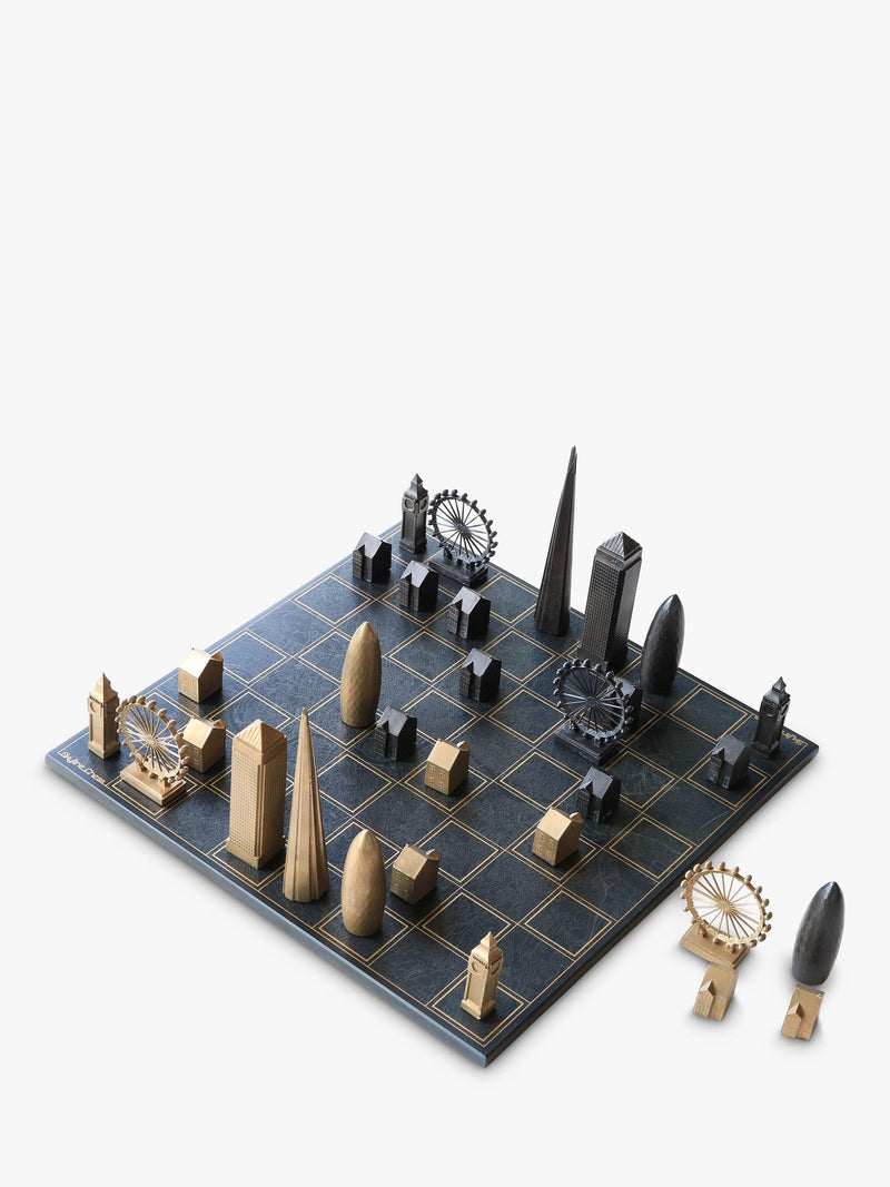 Skyline Chess bronze London edition chess set - British product