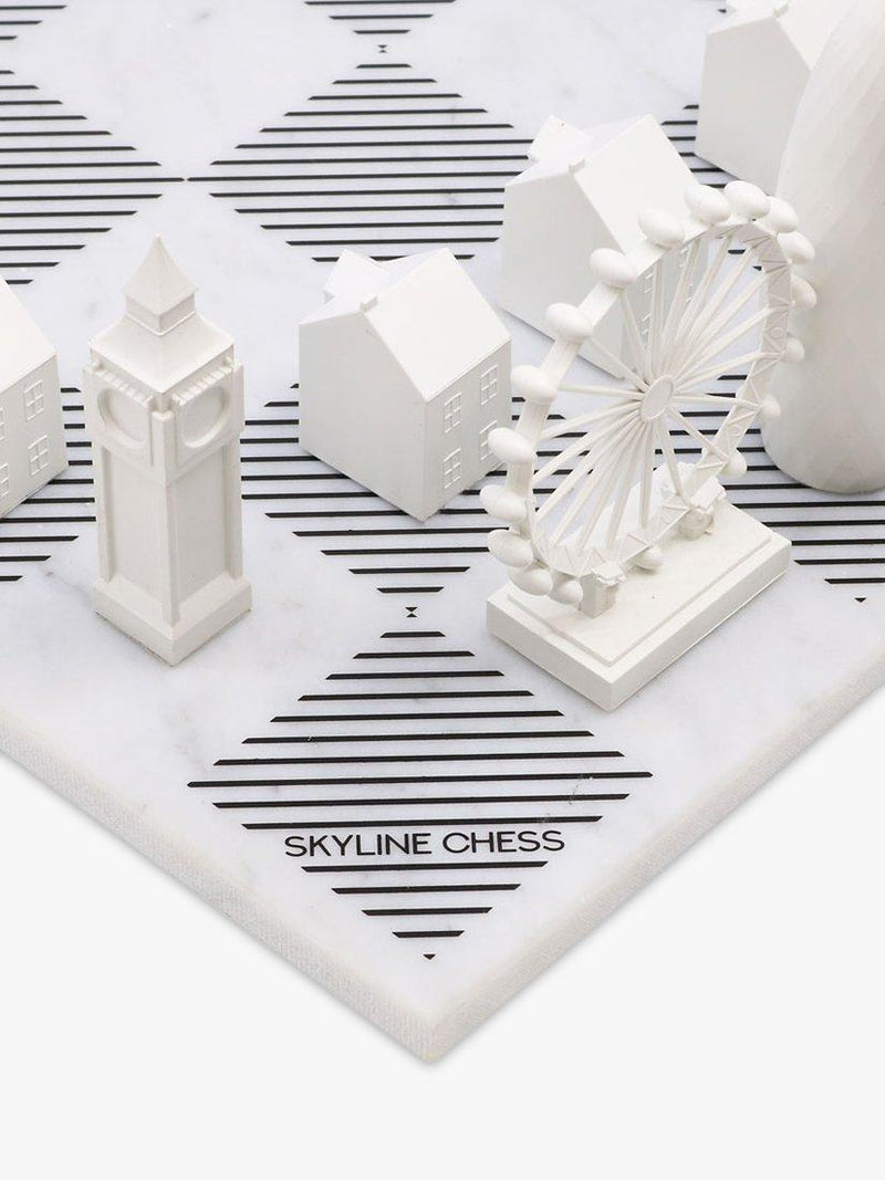 Skyline Chess London Edition marble board chess set (British brand)