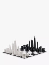 John Lewis Skyline Chess New York City Folding Chess Set- Buy online at McGrocer