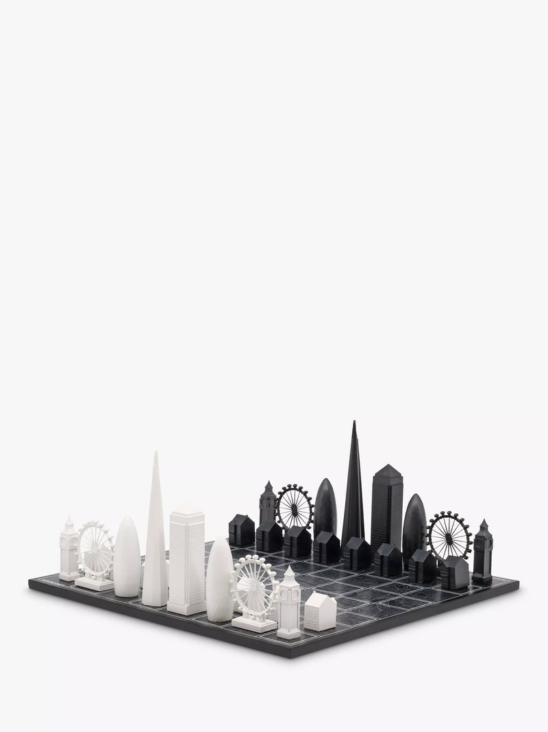 Skyline Chess London Edition chess set wood board 42cm - British product