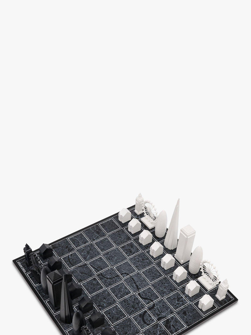 Skyline Chess London Edition chess set wood board 42cm - British product