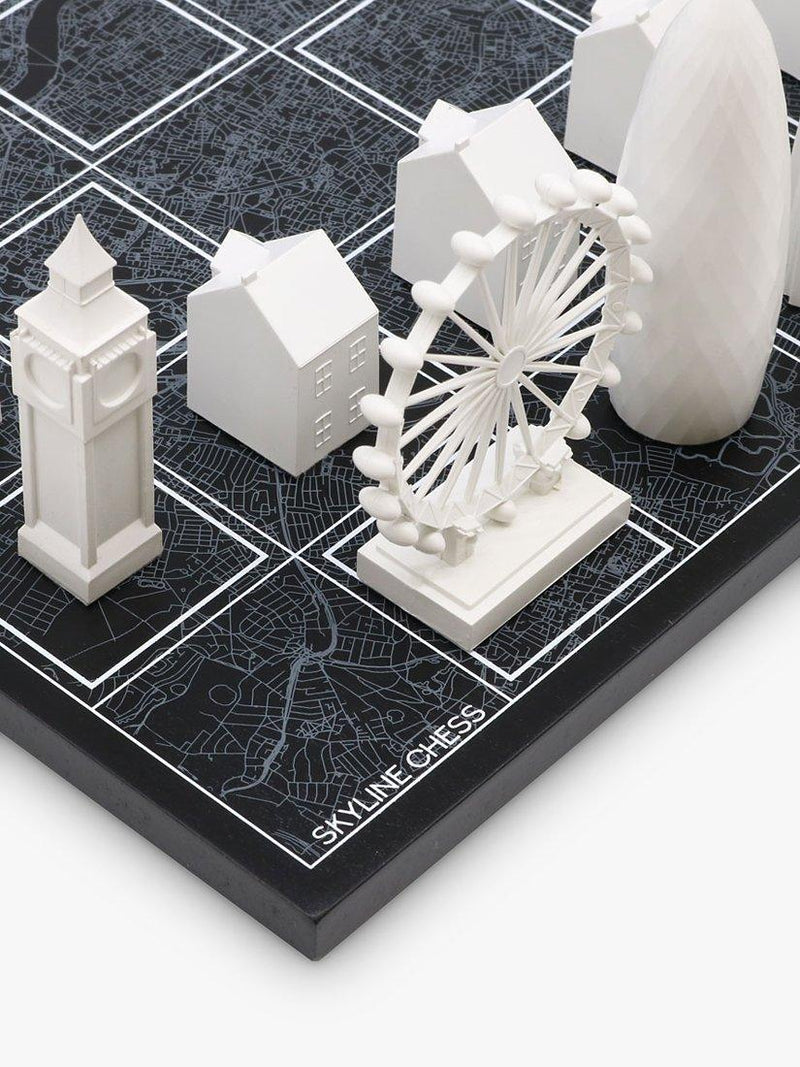 Skyline Chess London Edition chess set wood board 42cm - British product
