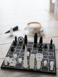 Skyline Chess London Edition chess set wood board 42cm - British product