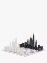 John Lewis Skyline Chess New York City Marble Board Chess Set 38cm- Buy online at McGrocer